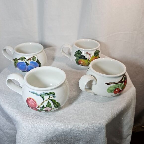Pomona Port Meirion Fruit Cups x4 Vintage Made in England - Picture 2 of 5
